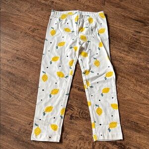 Lemon Print Leggings